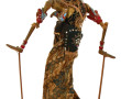 Lot de 3 marionnettes asiatiques ancienn