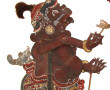 Lot de 3 marionnettes asiatiques ancienn