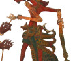Lot de 3 marionnettes asiatiques ancienn