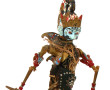 Lot de 3 marionnettes asiatiques ancienn