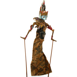 Lot de 3 marionnettes asiatiques ancienn