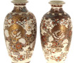 JAPON début Xxème - Paire de vases en cé