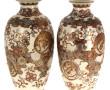 JAPON début Xxème - Paire de vases en cé