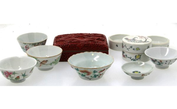 CHINE - Lot de porcelaines anciennes : 5