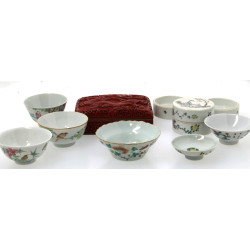 CHINE - Lot de porcelaines anciennes : 5