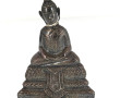BIRMANIE - Bouddha en feuille d'argent r