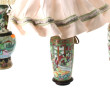 CHINE - Paire de petits vases en porcela
