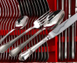 GUY DEGRENNE - Ménagère en inox décor ro