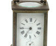 Pendule dite d'officier en laiton (sans 