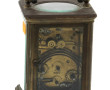 Pendule dite d'officier en laiton (sans 