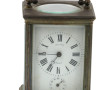 Pendule dite d'officier en laiton (sans 