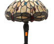 Lampe à poser, abat-jour vitrail dans le