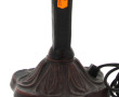 Lampe à poser, abat-jour vitrail dans le