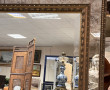Grand miroir biseauté de forme rectangul