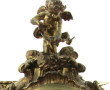Garniture de cheminée en bronze de style