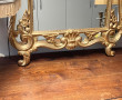 Beau miroir de forme rocaille en bois do