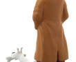 TINTIN - Grand sujet en filament peint à