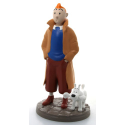 TINTIN - Grand sujet en filament peint à