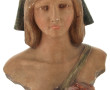 EGYPTIENNE - Buste de femme en plâtre pa