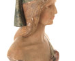 EGYPTIENNE - Buste de femme en plâtre pa