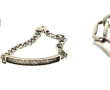Bracelet ouvrant en argent poinçon crabe