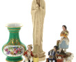 Lot comprenant : une statuette d'une Vie
