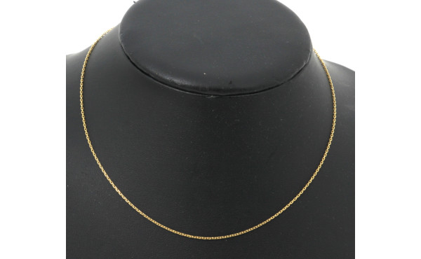Chaîne en or jaune 18 carats, poids 2,10
