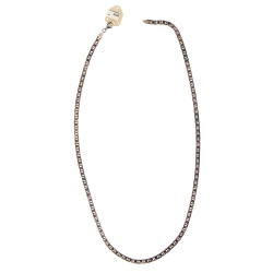 Longue chaîne en argent 925ème, poids 21