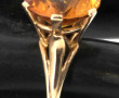 Bague en or jaune 18 carats, sertie d'un
