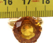 Bague en or jaune 18 carats, sertie d'un