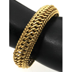 Bracelet en or jaune 18 carats, poinçon 