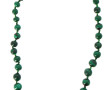 Collier de perles en malachite en chute