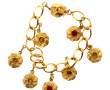 CHANEL Paris - Bracelet en métal doré, b