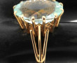 Bague en or jaune 18 cts, poinçon tête d