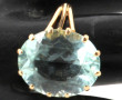 Bague en or jaune 18 cts, poinçon tête d