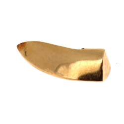 Bracelet jonc avec extrémité en or jaune