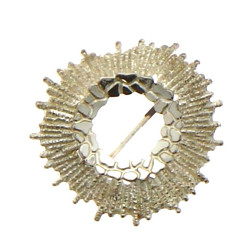 Broche vintage en argent 835ème, poids 4