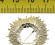 Broche vintage en argent 835ème, poids 4