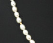Collier en perles d'eau douce forme oliv