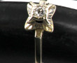 Bague solitaire diamant en or 18 cts, pl