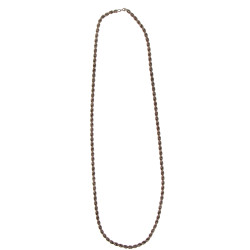 Sautoir en argent à maille torsadée, non