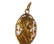 Médaille de la Vierge en or jaune 18 cts