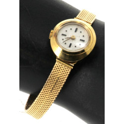 Montre bracelet de dame en or jaune 18 c