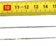 Chaîne en or gris 18 cts, poinçon tête d