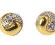 Paire de BO en or jaune 18 cts, poinçon 