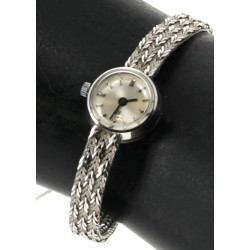 Montre bracelet de dame en or gris 18 ct