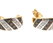 Paire de BO en or jaune 18 cts et petits