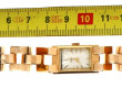 Montre tank années 50 en or jaune 18 cts
