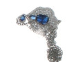 Thème BLEU - Lot comprenant 2 parures fa