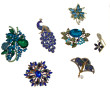 BROCHES - Lot de 7 broches fantaisie en 